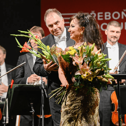 FOTOGALERIE - ELENA MOŞUC, JAN CHALUPECKÝ, JIHOČESKÁ FILHARMONIE / 15.7.2017 / NÁDVOŘÍ MěÚ